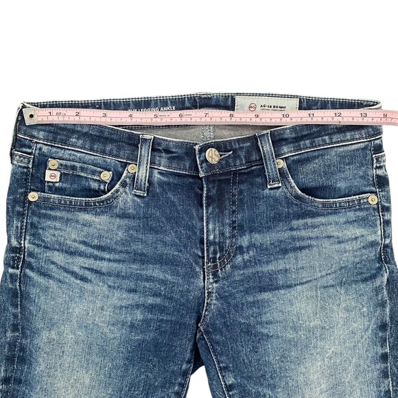 AG The Legging Ankle | Super Skinny Ankle Stonewash Jeans with Raw Hem 26 - Picture 14 of 16
